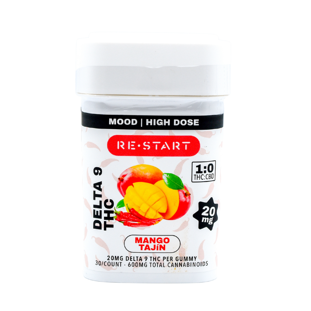 Delta 9 THC 20MG Gummies Mango Tajin / 30-ct (Reg. Price $135)